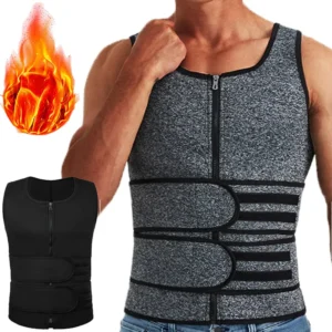 Men Body Shaper Waist Trainer Vest Slimming Shirt