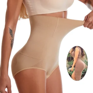Seamless Women High Waist Shaping Panties Breathable