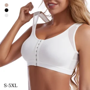 Front Closure Posture Corrector Lift Up Bra Women Push Up